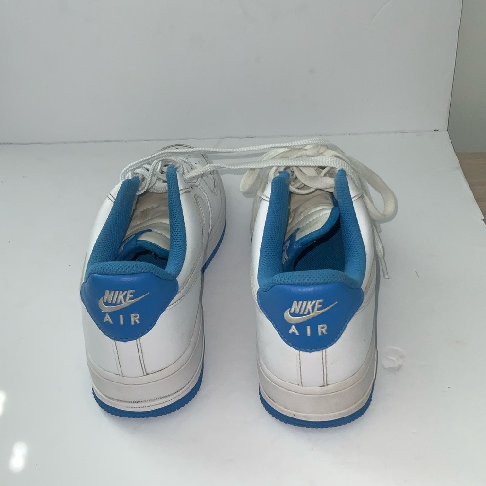 Nike Air White and Blue Shoes